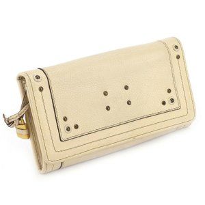 Chloe wallet Paddington beige leather Authentic used